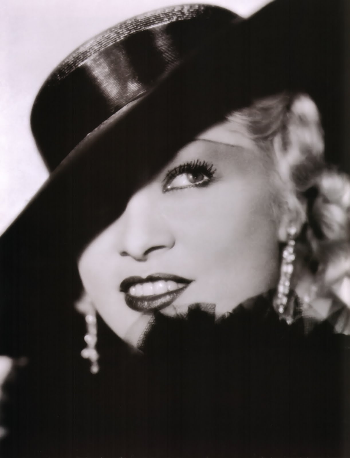 a photo of Mae West, famous hollywood actress